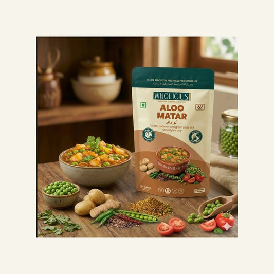 Aloo Matar — prepared bowl