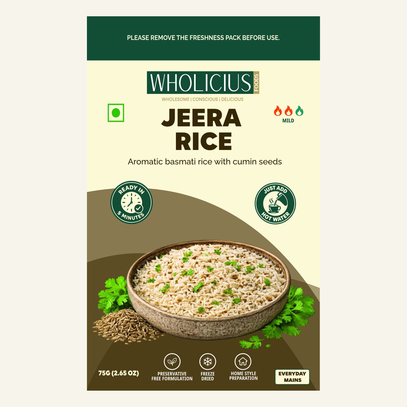 Jeera Rice — front of pack