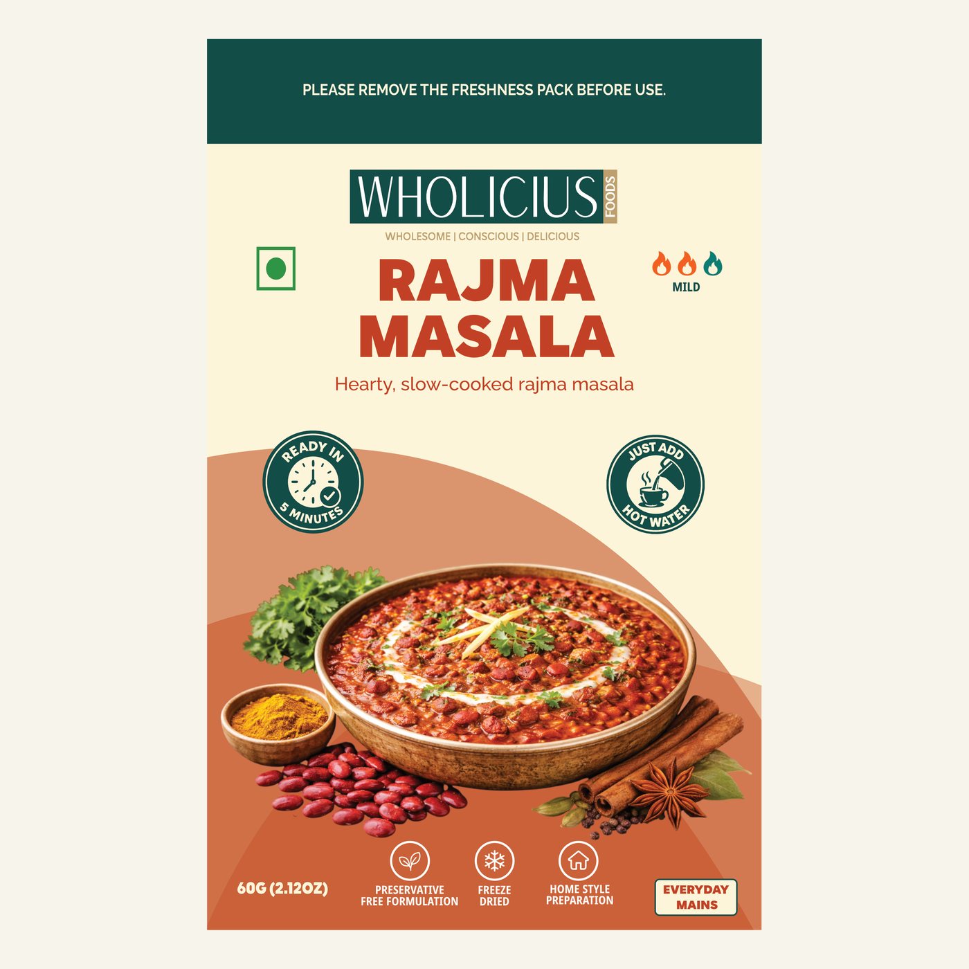 Rajma Masala — front of pack